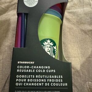 Starbucks Vibrant Color-Changing Cold Cups Set